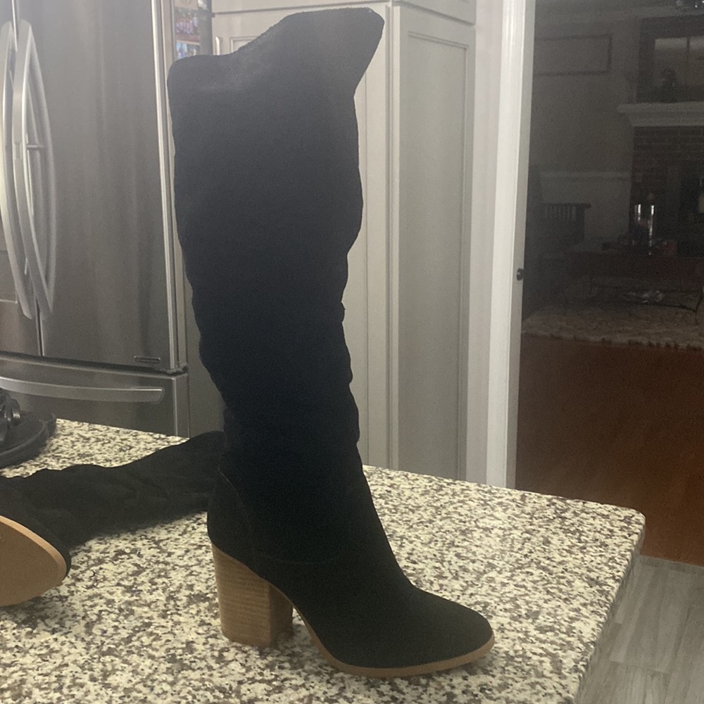 Black Suede Boots